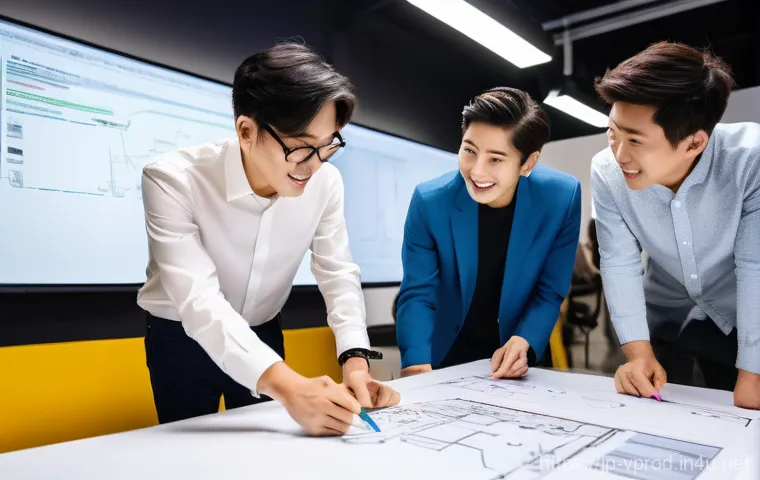 영상제작 실무 경험을 쌓는 방법 - **Two Japanese friends, one male (30s) and one female (30s), are working together on a video project...