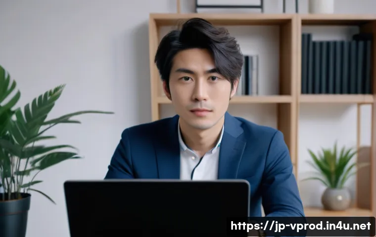 영상제작 직무 인터뷰 준비 방법 - A professional young Japanese video creator confidently presenting their portfolio during an online ...