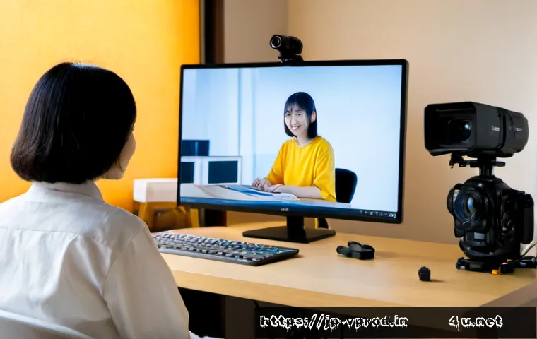 영상제작 학습을 위한 추천 온라인 강의 - Photorealistic home learning scene for online video production education, Japanese adult learner sea...
